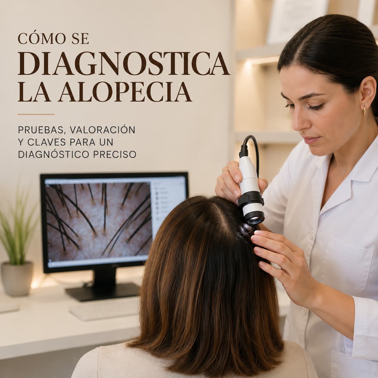 Cómo se diagnostica la alopecia