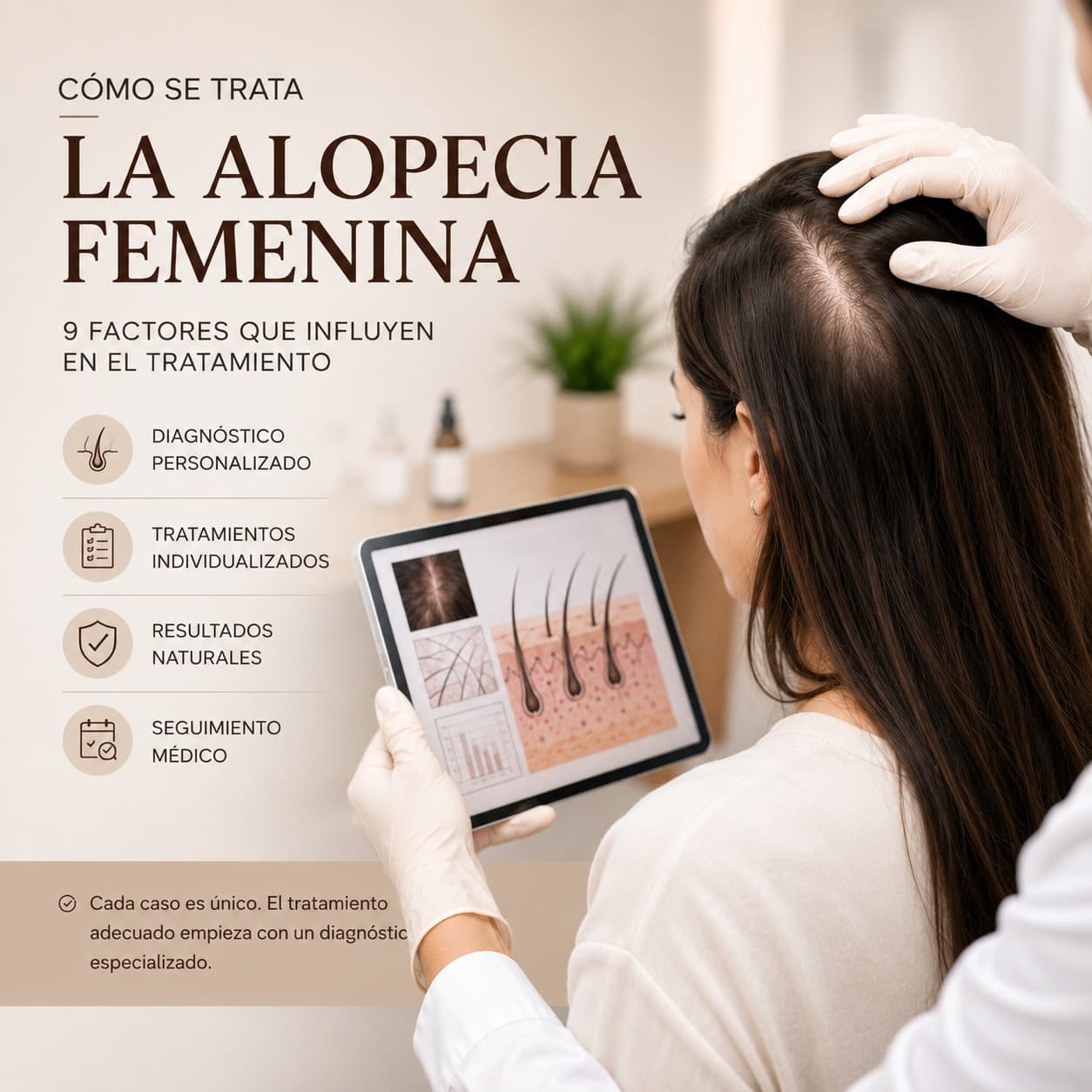 Cómo se trata la alopecia femenina