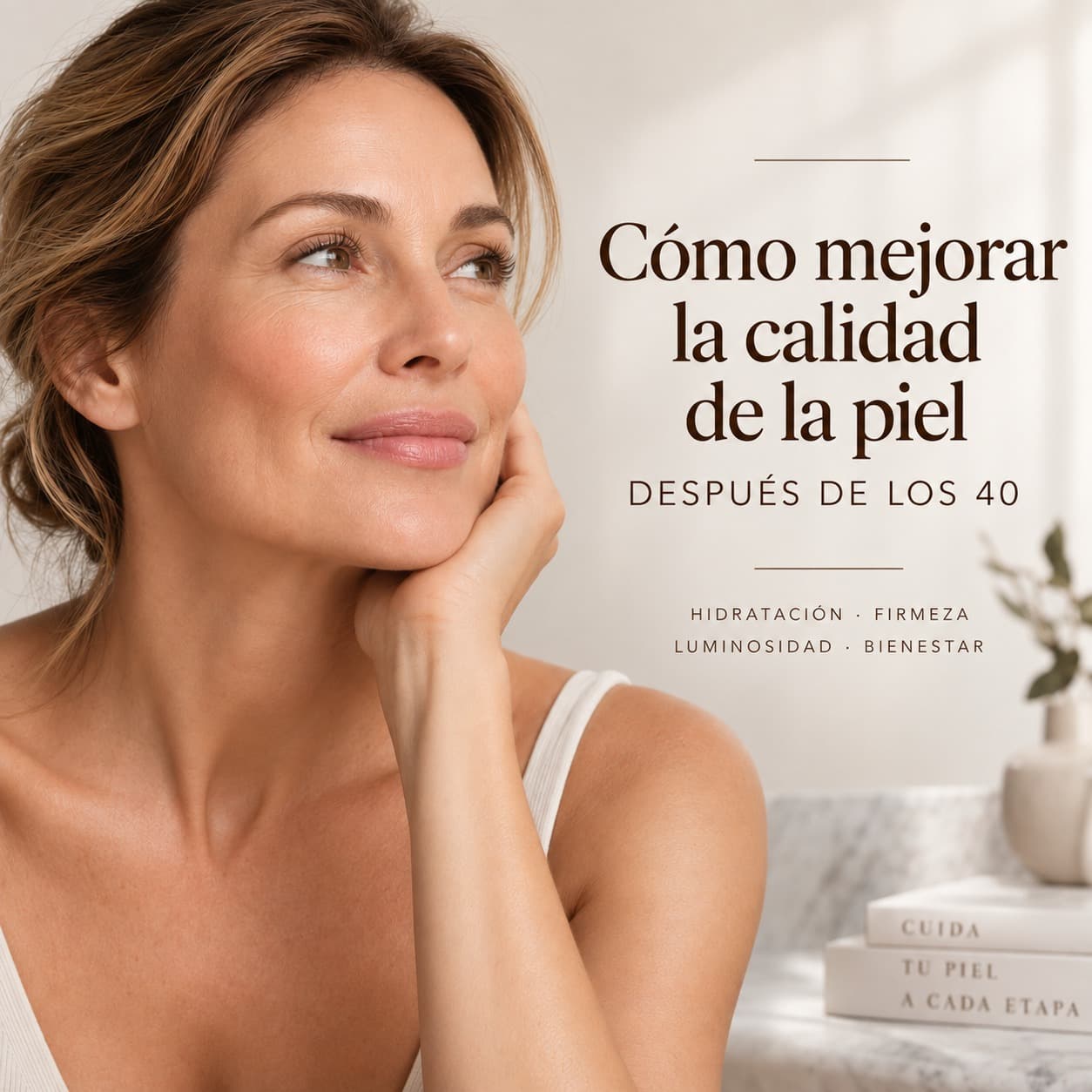Cómo mejorar la calidad de la piel después de los 40