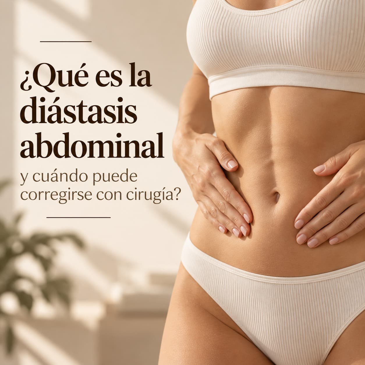 Diástasis abdominal
