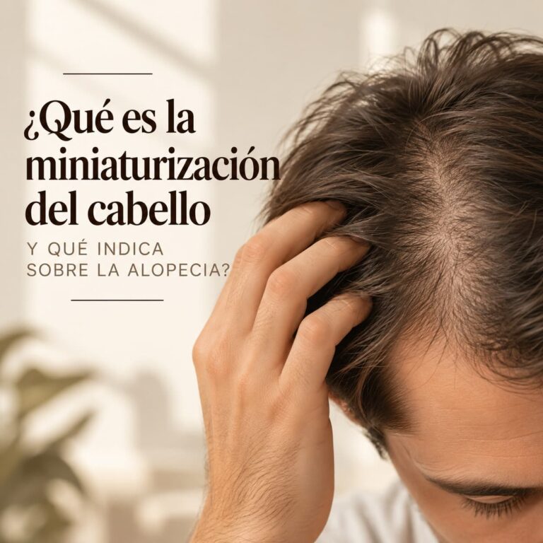 Miniaturización del cabello y alopecia
