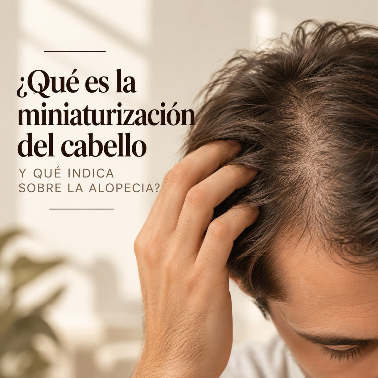 Miniaturización capilar y su relación con la alopecia